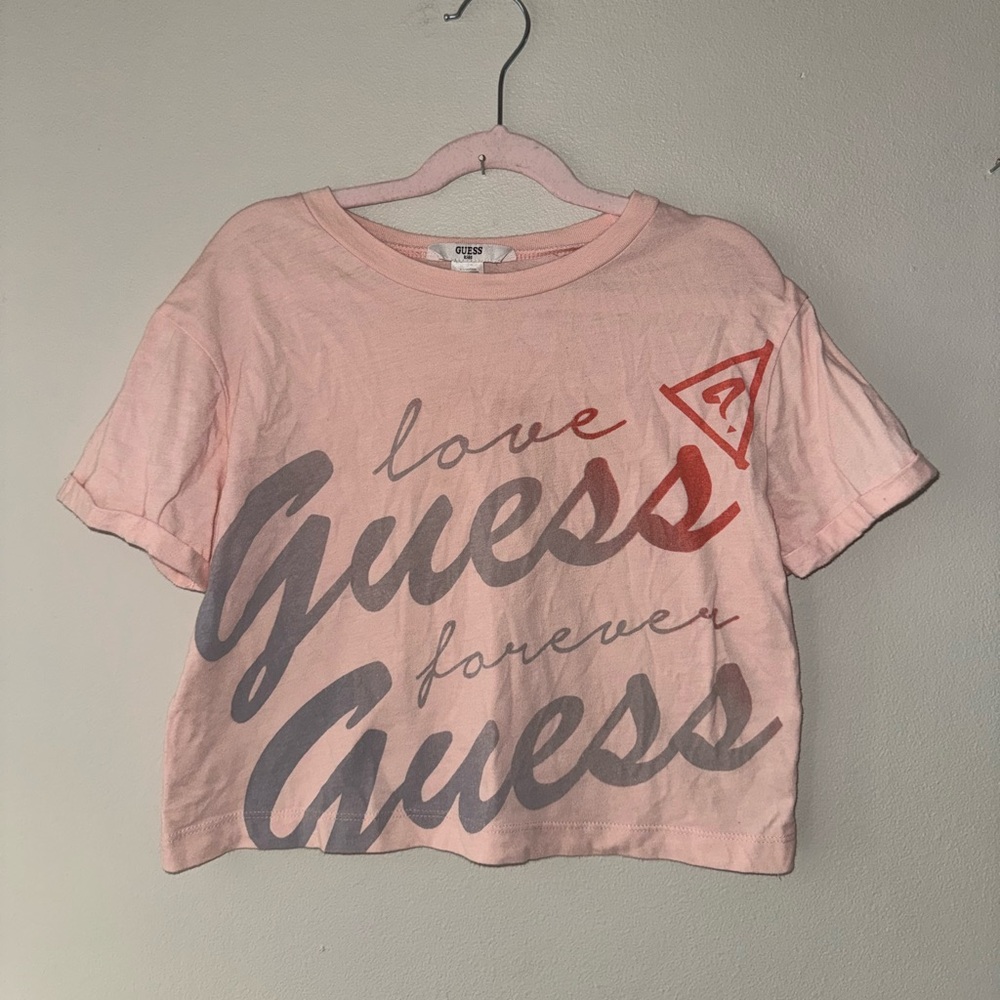 Guess, girls graphic guess shirt, size medium 7/8
